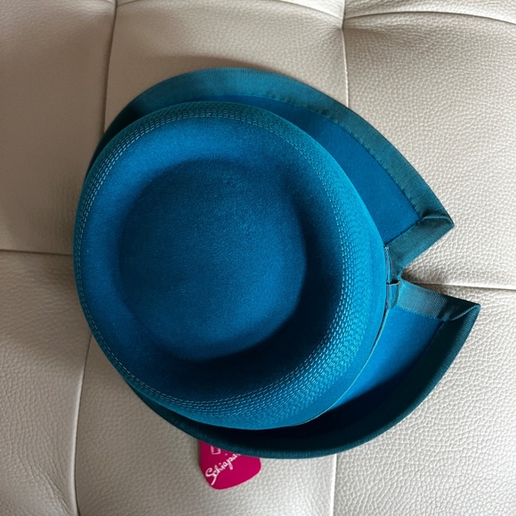 Schiaparelli Hat, vintage, NWT, bright blue main image 12